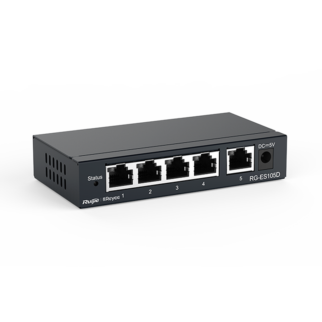 Reyee RG-ES105D 5 Portlu, 10/100 Fast Ethernet, Tak ...