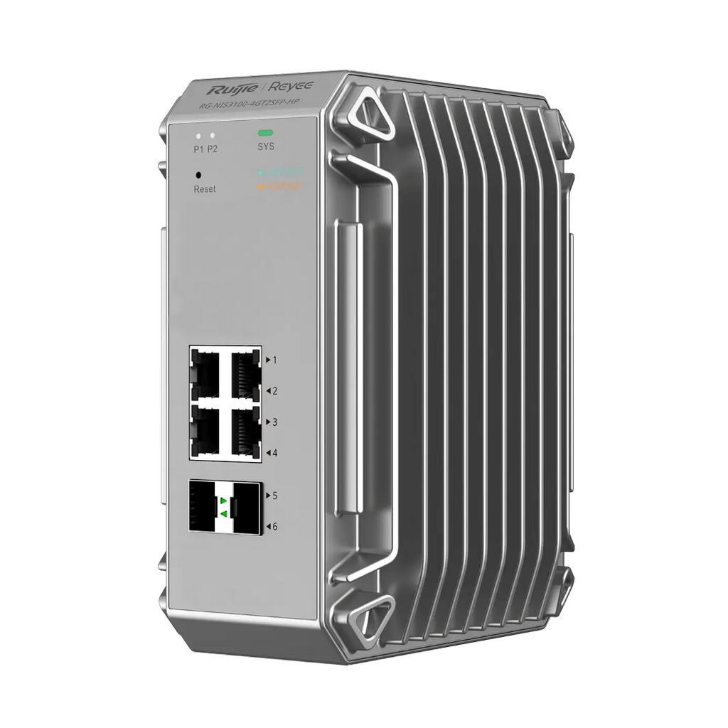 Reyee RG-NIS3100-4GT2SFP-HP 4 Portlu, 10/100/1000 Gi...