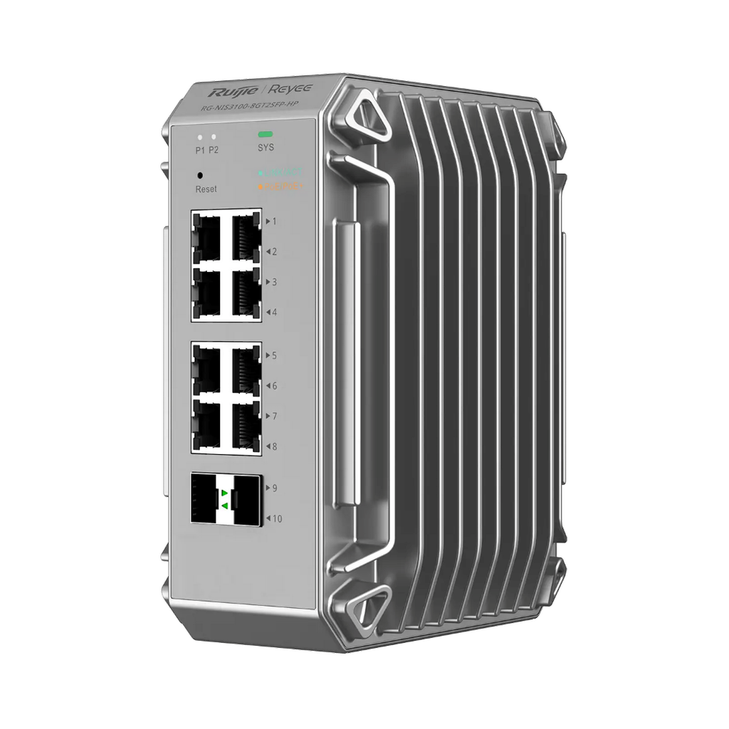 Reyee RG-NIS3100-8GT2SFP-HP 8 Portlu, 10/100/1000 Gi...