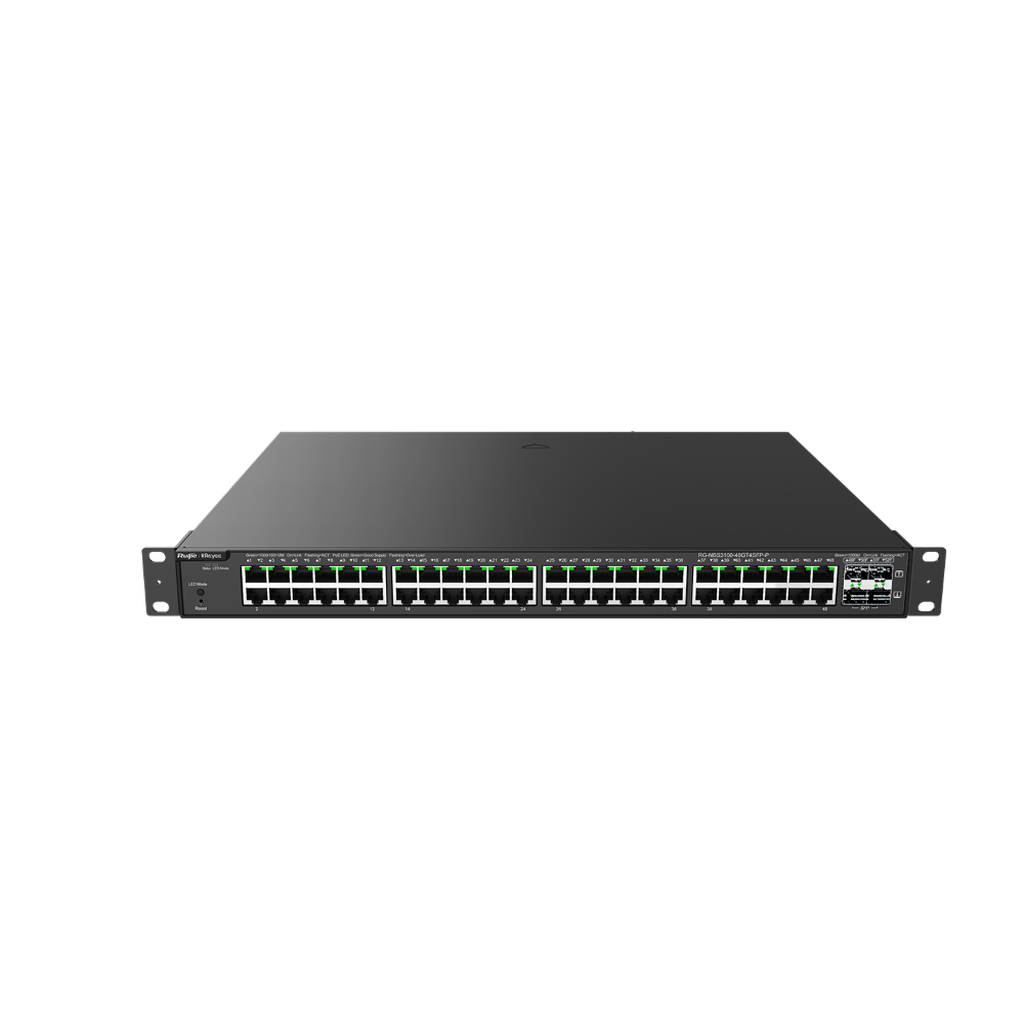 Reyee RG-NBS3100-48GT4SFP-P 48 Portlu, 10/100/1000 G...