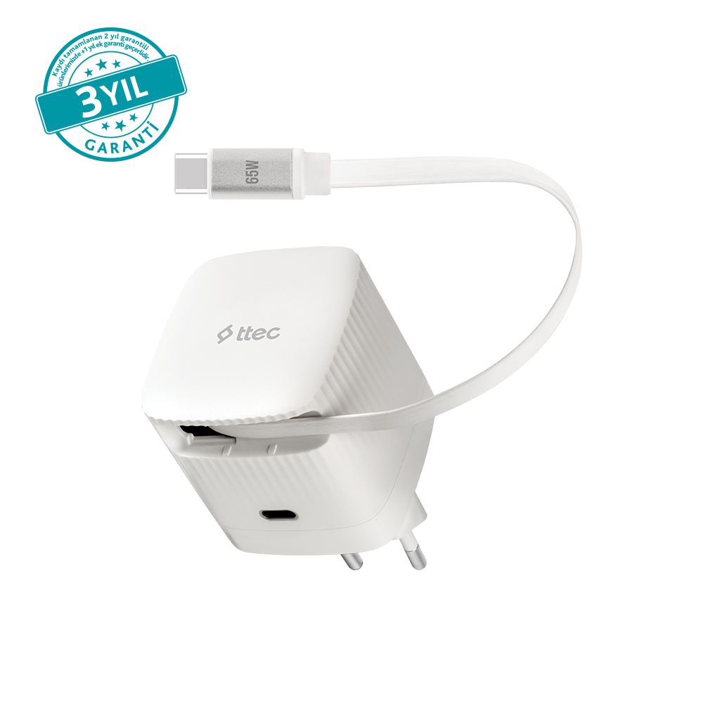 ttec SmartCharger Duo GAN 65W PD Seyahat Hızlı Şarj ...