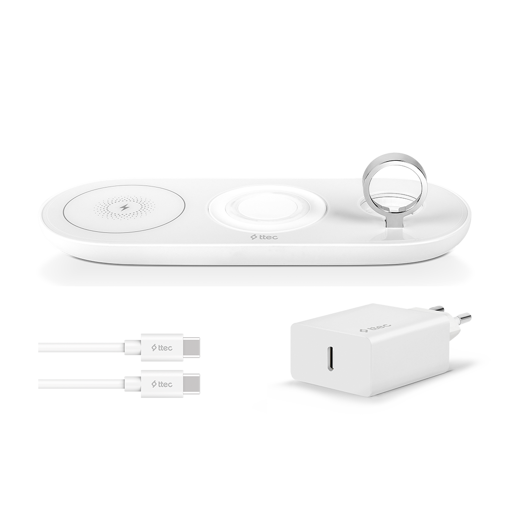 ttec SmartCharger Air iPhone+Apple Watch+AirPods Kab...