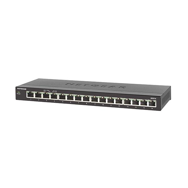 NetGear GS316-100PES 16 Portlu 10/100/1000 Gigabit E...