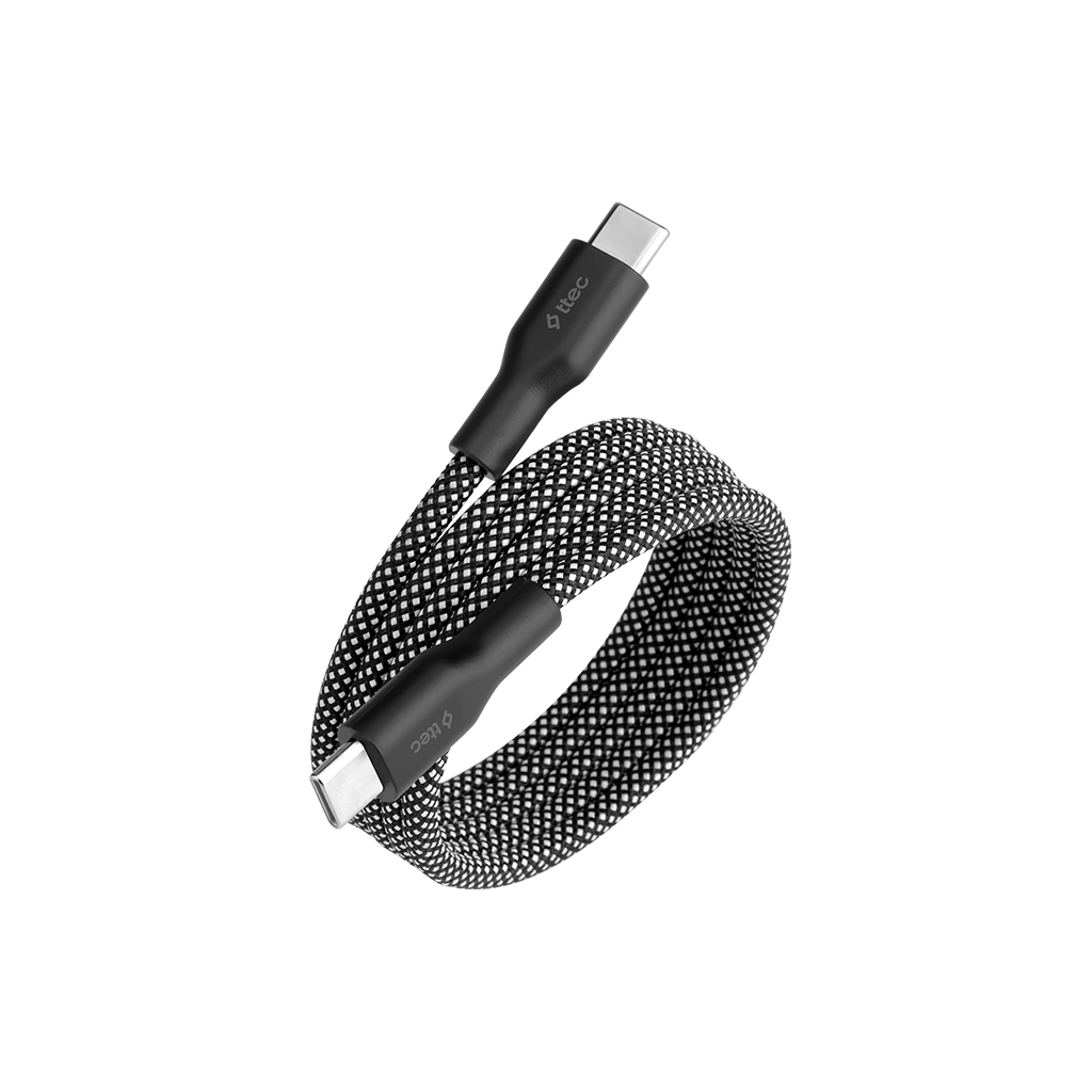 ttec USB-C - USB-C Mıknatıslı 100cm 60W Örgü Hızlı Ş...