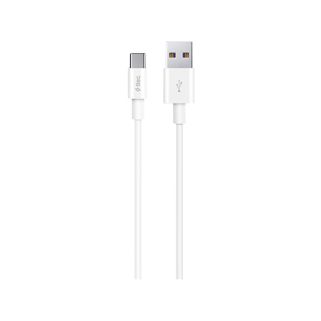 ttec USB-A - USB-C 2.0 5A Süper Hızlı Şarj Kablosu, ...