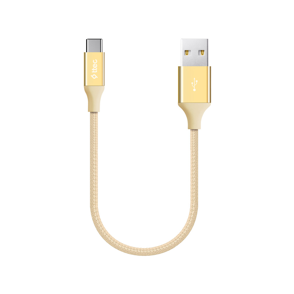 ttec AlumiCable Mini 30cm USB-A -USB-C Şarj Kablosu ...