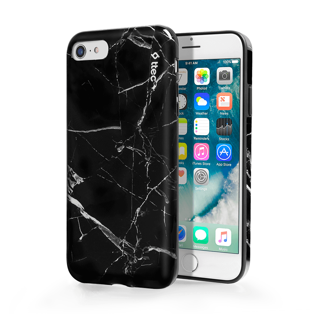 ttec ArtCase Koruma Kılıfı iPh.SE 2020 7/8 Siyah Mermer