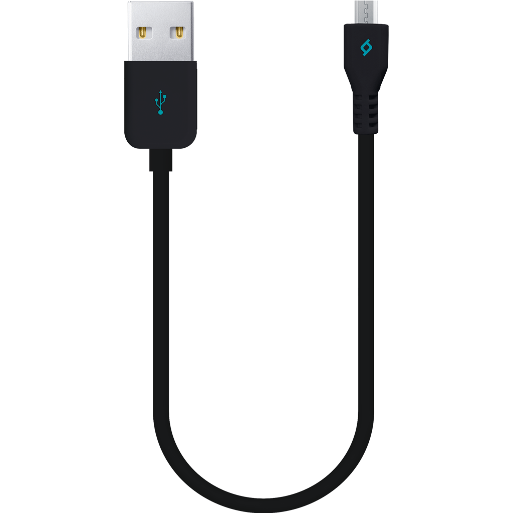 ttec MiniCable 30cm USB-A - Micro USB Kablosu Siyah