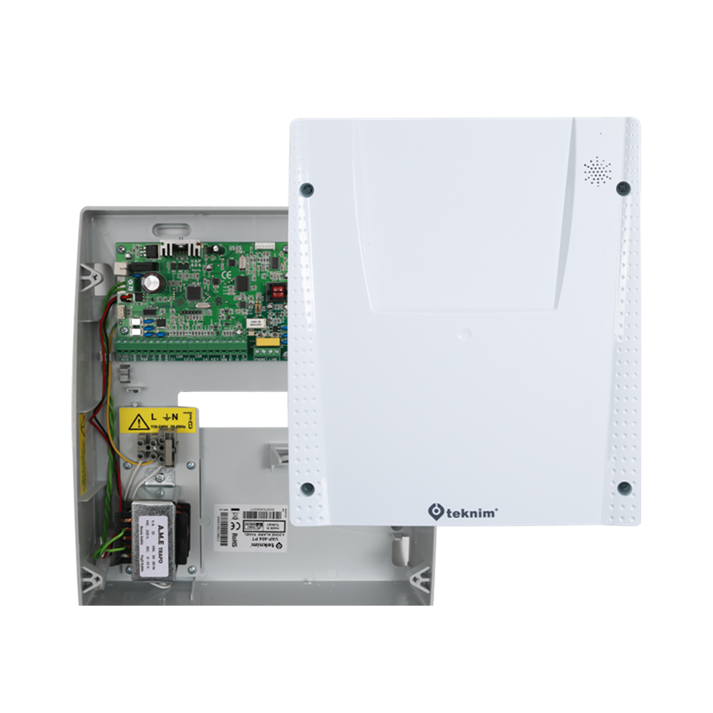 Teknim VAP-404PT 4+4 Zonlu PSTN Alarm Paneli, Keypad...