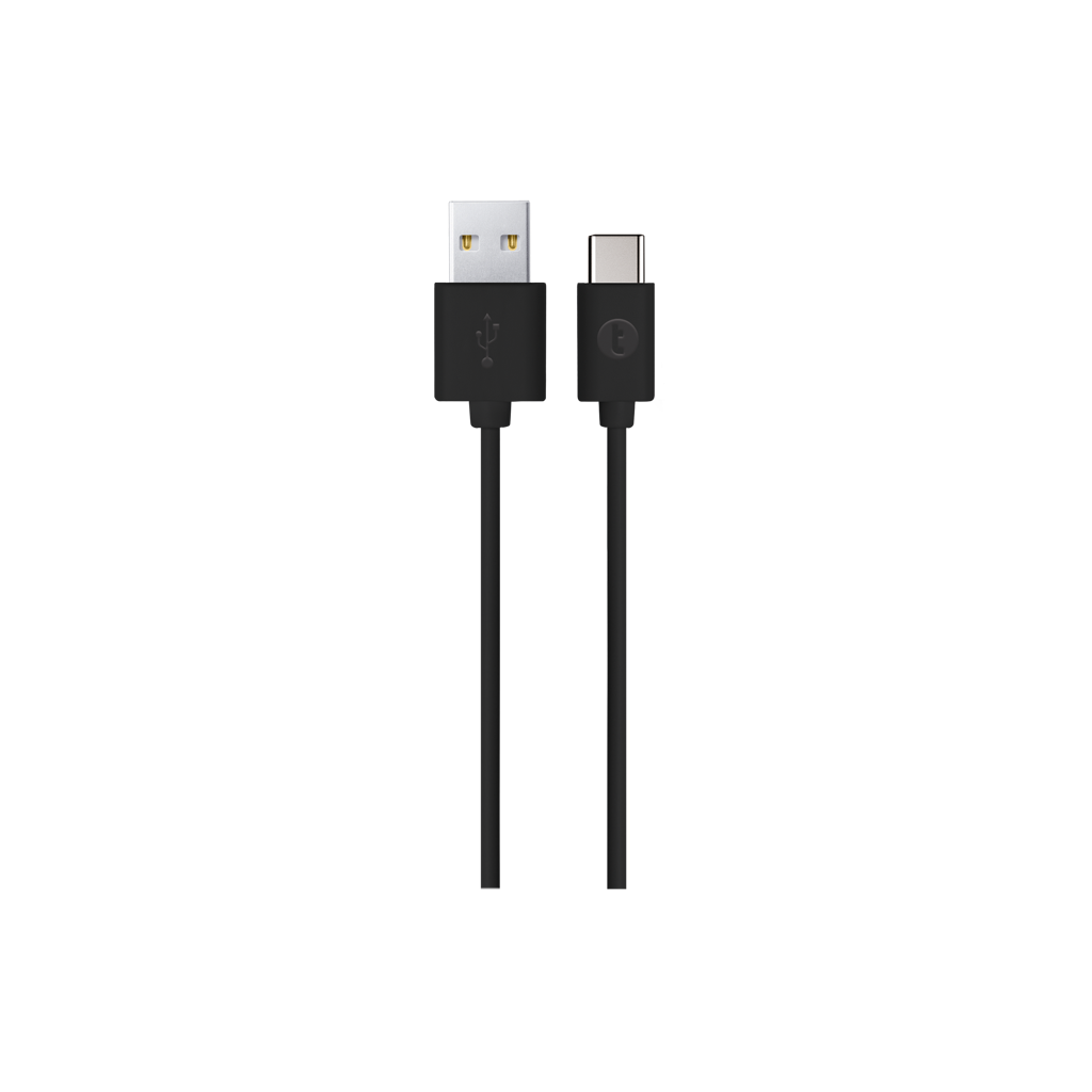taks USB-A - USB-C Şarj Kablosu - T Siyah