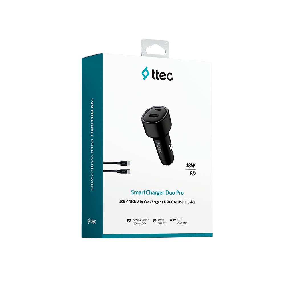 ttec SmartCharger Duo PD 48W Araç Hızlı Şa...