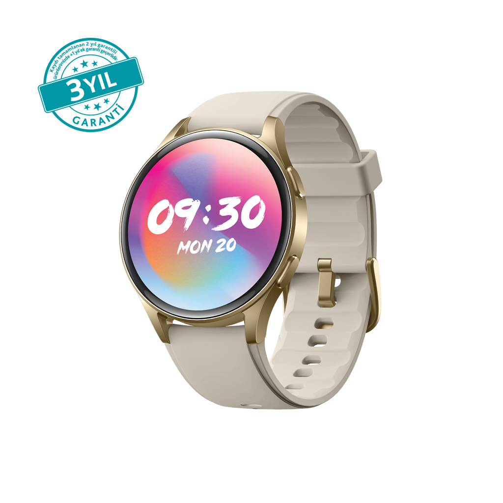 ttec Tempus  Pro 43 mm AMOLED Ekranlı Yuvarlak Alümi...