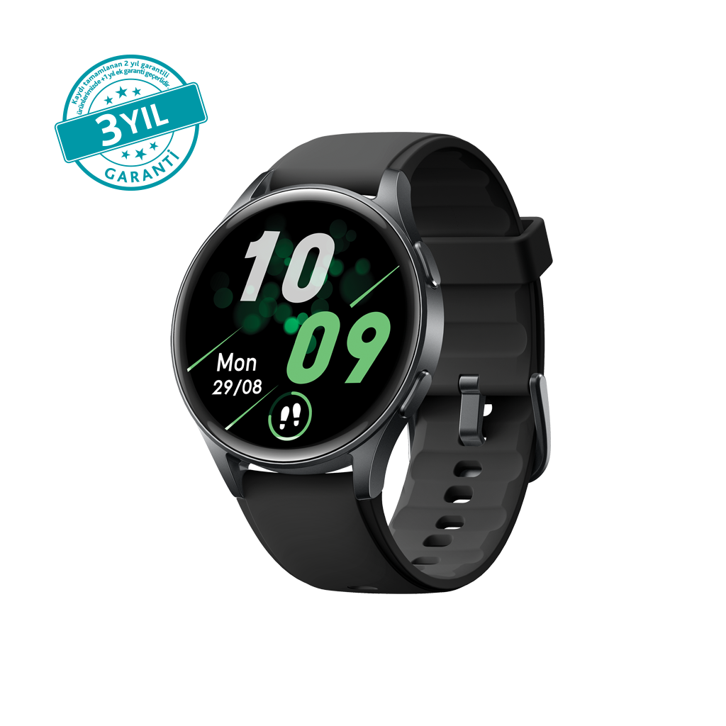 ttec Tempus Pro 45 mm AMOLED Ekranlı Yuvarlak Alümin...