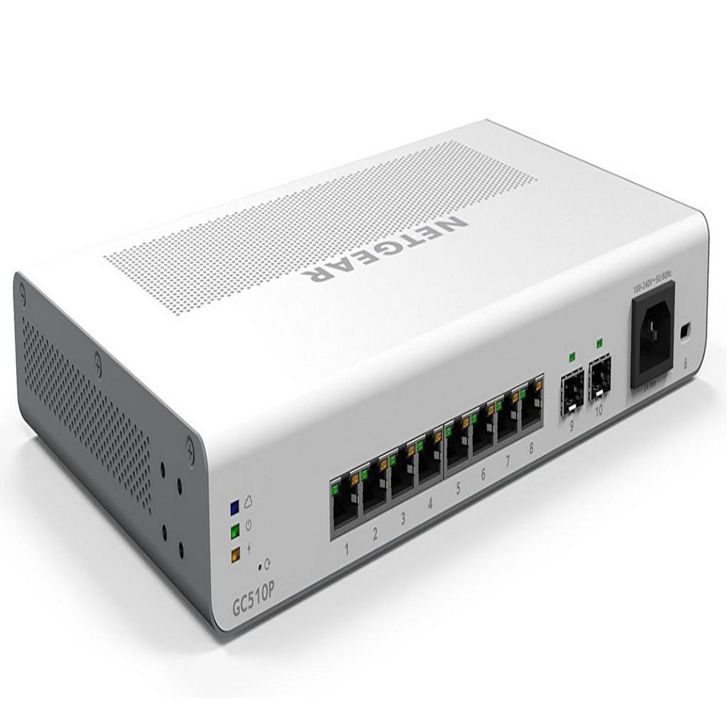 Netgear GC510P-100EUS - 8 Port GE Cloud Yönetilebili...