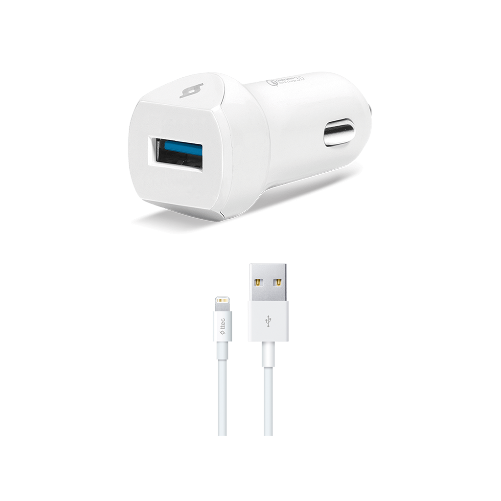 ttec SpeedCharger QC 3.0 Araç Şarj Aleti + Lightning...