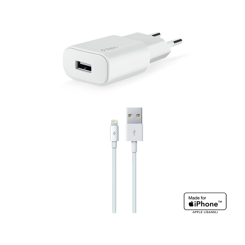 ttec Quantum Apple MFi Lisanslı 1A Seyahat Şarj Alet...
