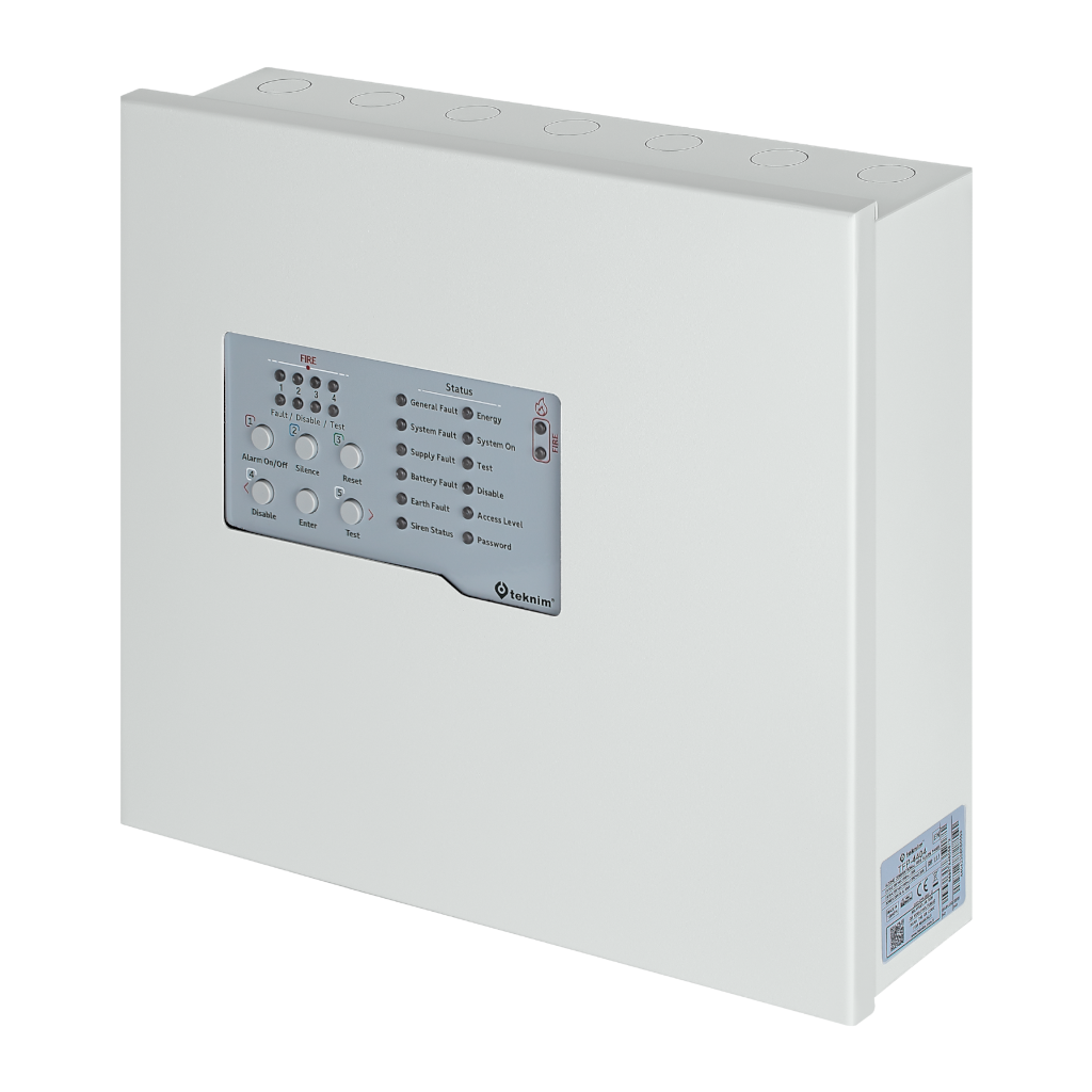 Teknim TFP-4404 4 Bölgeli Konvansiyonel Yangın Alarm...