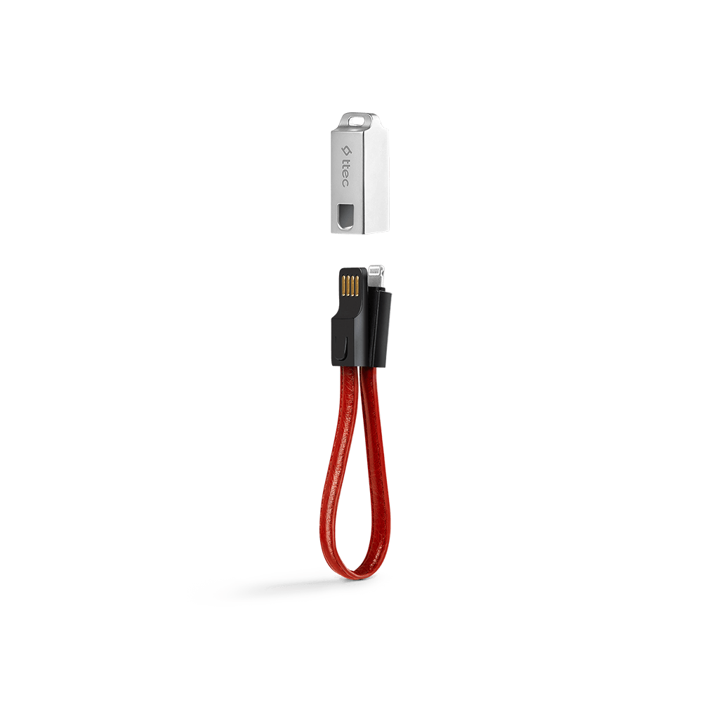 ttec ChargeKey 2 iPh. Şarj Kablosu Kırmızı