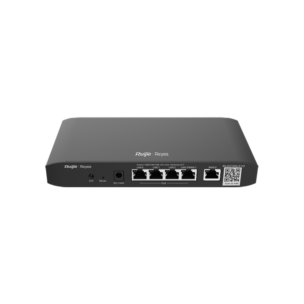 Reyee RG-EG105G-P-V3 5 Portlu Router, Web Yönetilebi...