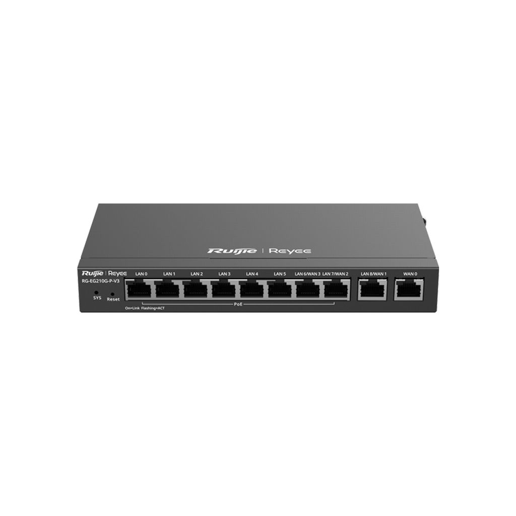 Reyee RG-EG210G-P-V3 10 Portlu Gateway, Web Yönetile...