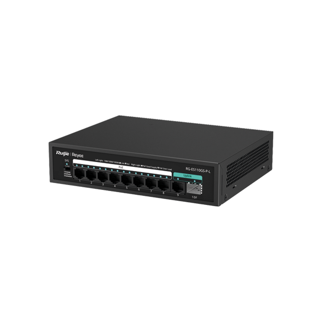Reyee RG-ES110GS-P-L 10 Portlu, 10/100/1000 Gigabit,...