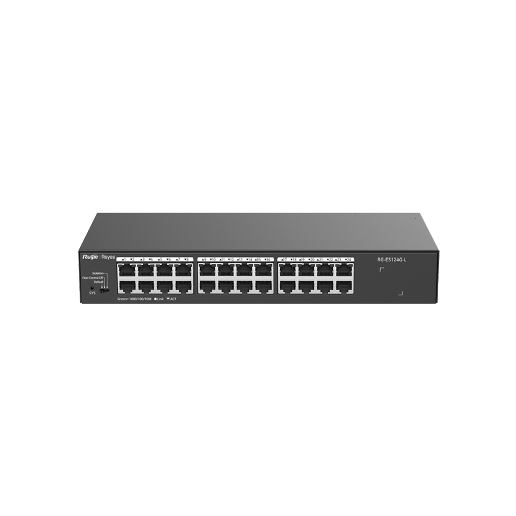 Reyee RG-ES124G-L 24 Portlu, 10/100/1000 Gigabit, Ta...