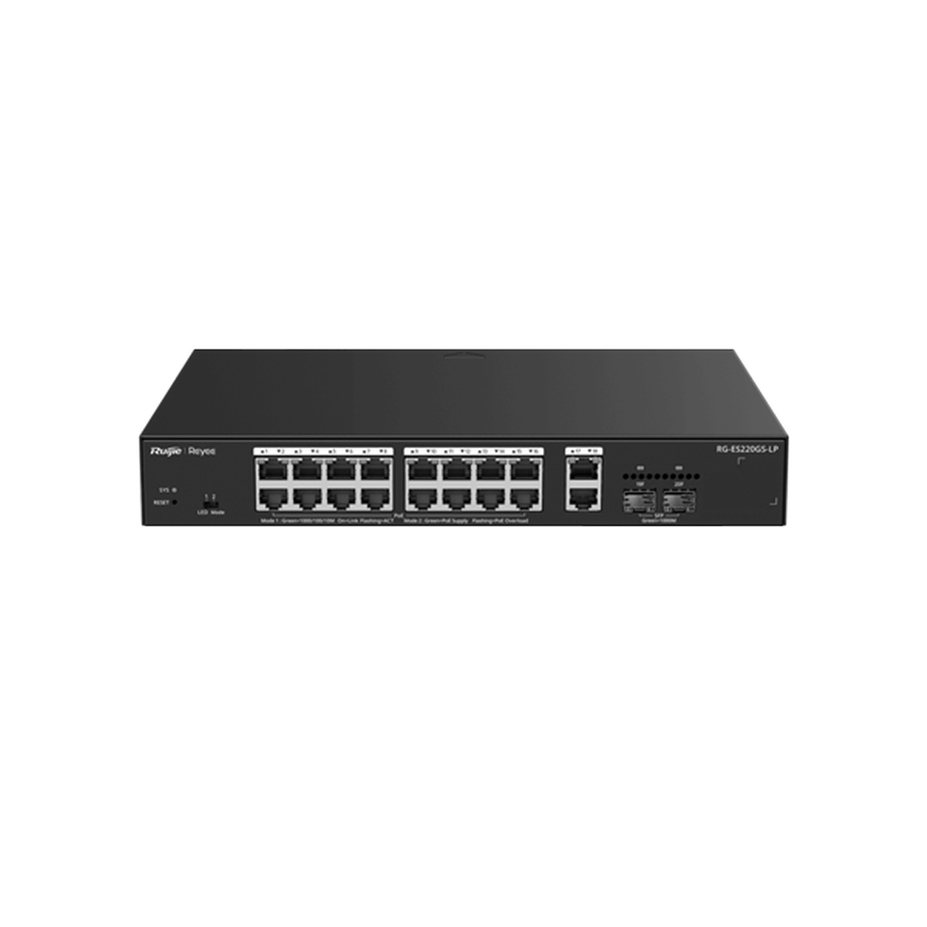 Reyee RG-ES220GS-LP 20 Portlu, 10/100/1000 Gigabit, ...