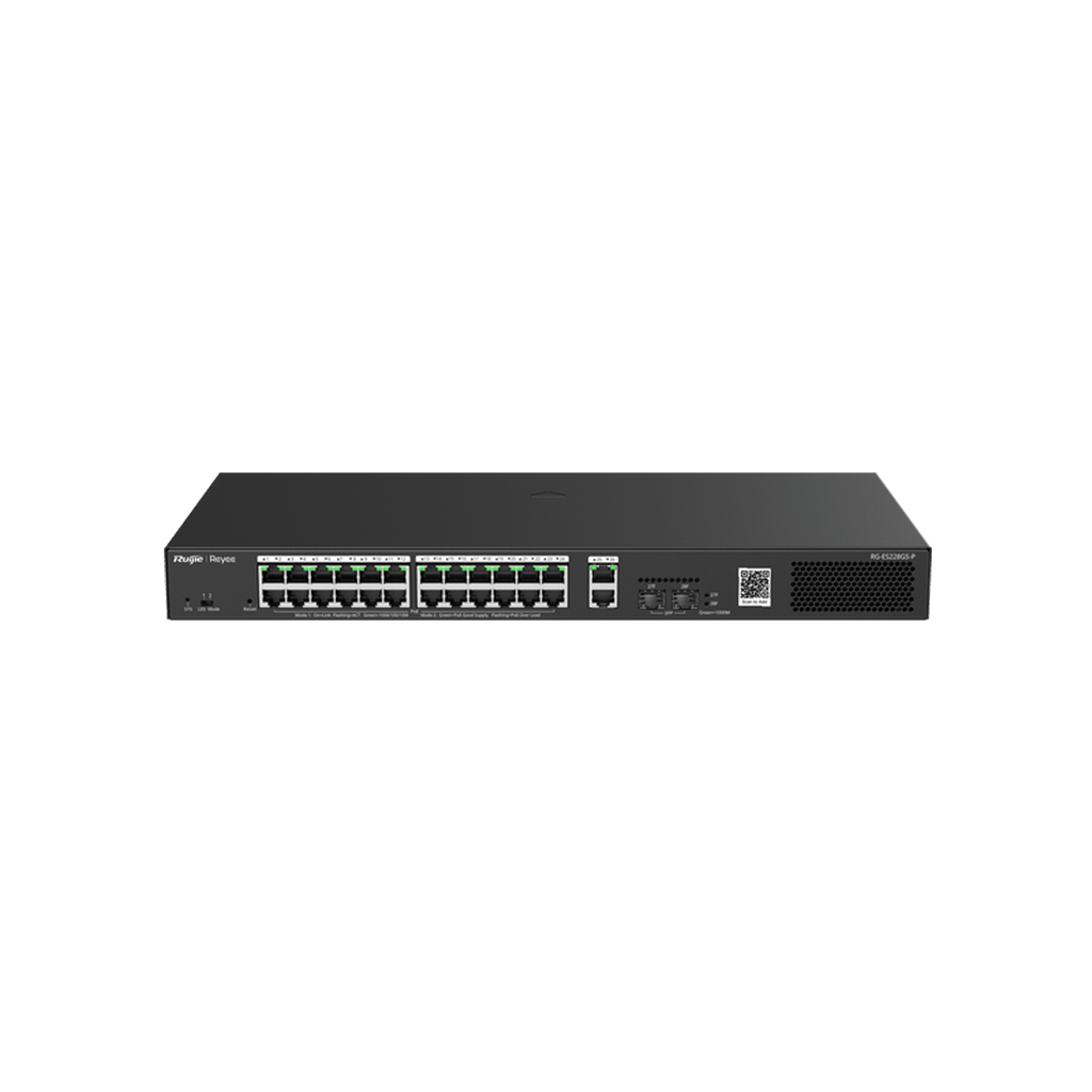 Reyee RG-ES228GS-P 28 Portlu, 10/100/1000 Gigabit, Y...