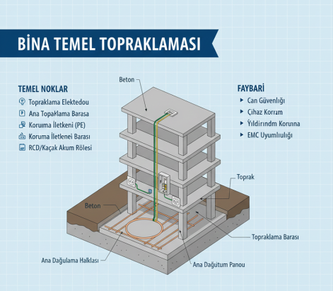 Bina Temel Topraklaması Nedir ve Neden Önemlidir?