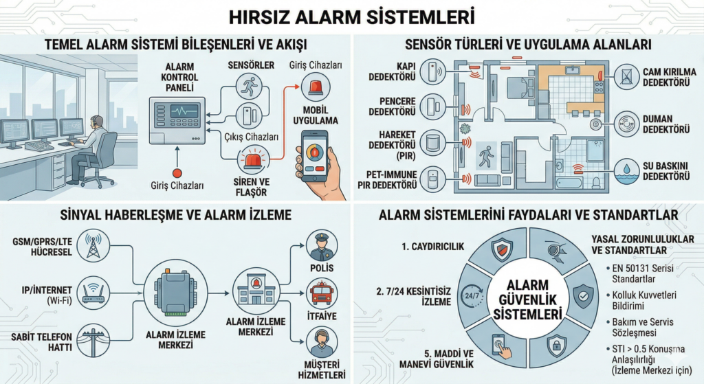 hırsız alarm sistemleri