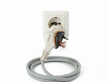 Çamaşır Makinesi Fişi Erimiş