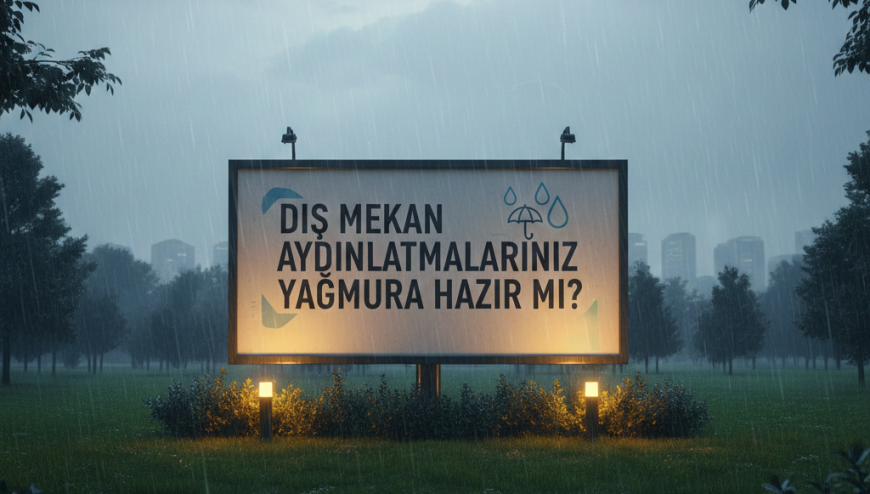 Dış Mekan Aydınlatmalarınız Yağmura Hazır mı?