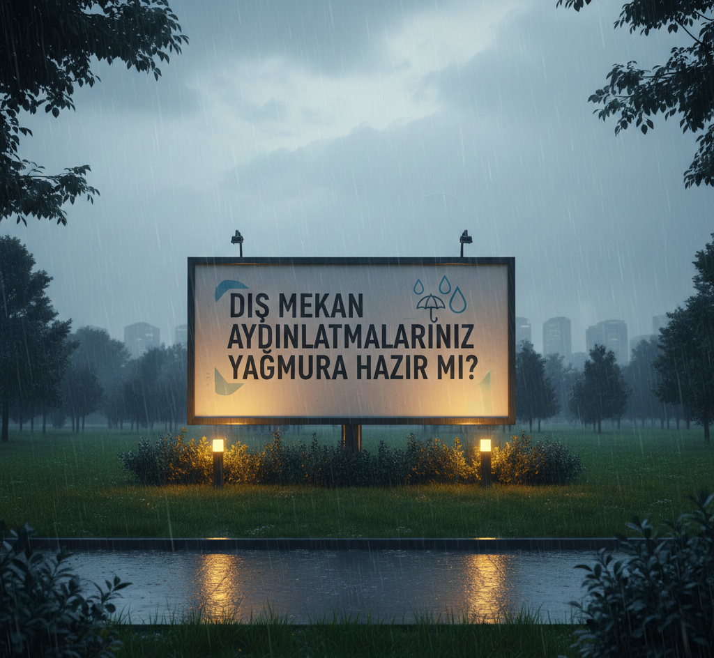 Dış Mekan Aydınlatmalarınız Yağmura Hazır mı?