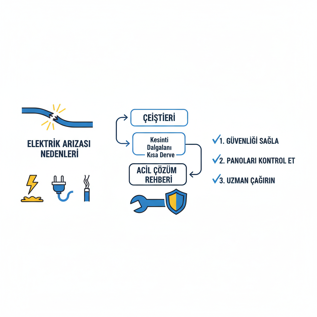 Elektrik Arızası Nedenleri, Çeşitleri ve Acil Çözüm Rehberi