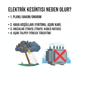 Elektrik Kesintisi Neden Olur? (Sık Yaşanan 5 Temel Neden)