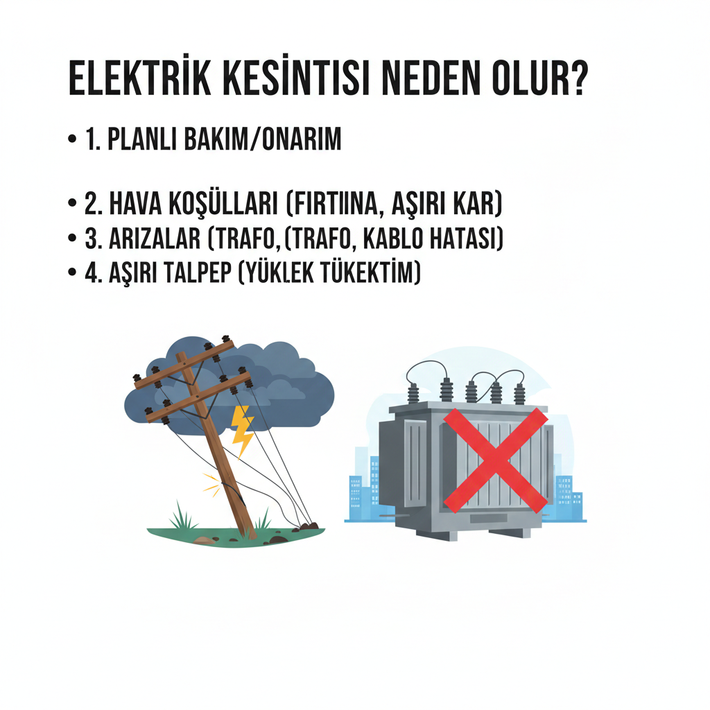 Elektrik Kesintisi Neden Olur?