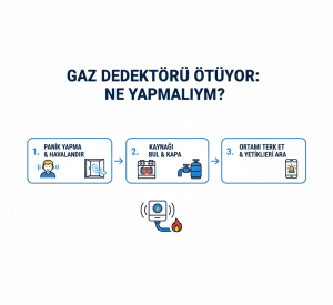 Gaz Detektörü Sürekli Ötüyor | 5 Acil Çözüm Yolu
