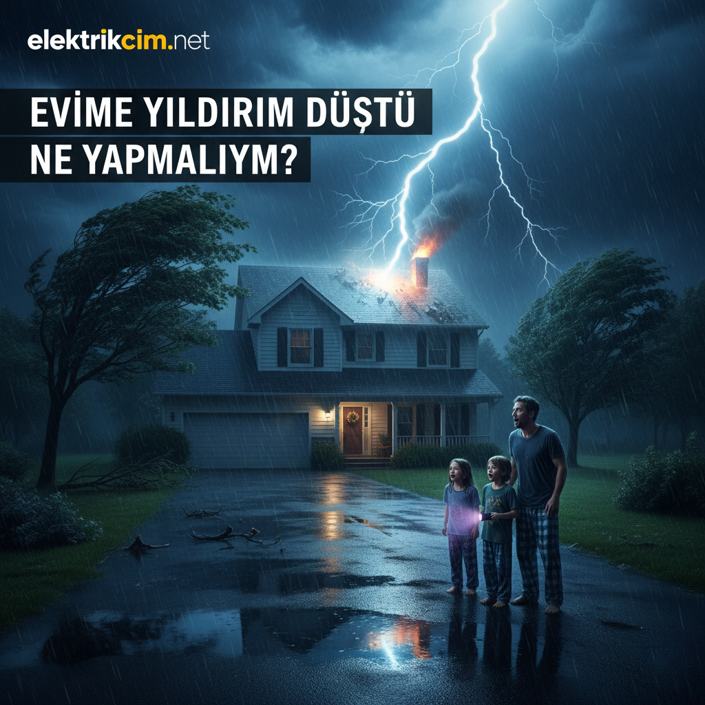 Evinize Yıldırım Düştüğünde Yapmanız Gerekenler