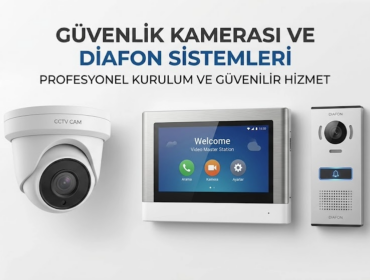 Güvenlik Kamerası ve Diafon Sistemleri | Profesyonel Kurulum