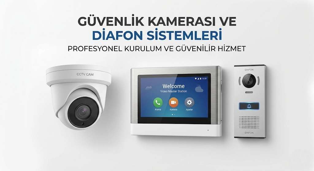 Güvenlik Kamerası ve Diafon Sistemleri | Profesyonel Kurulum