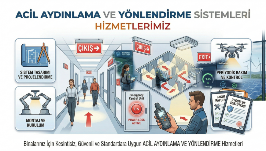 Güvenilir Acil Aydınlatma ve Yönlendirme Sistemleri